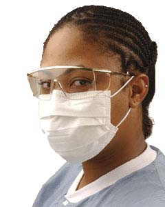 Ultra Sensitive Earloop Mask - White 50/Bx. Fluid Resistant Outer Layer with White Extra Soft