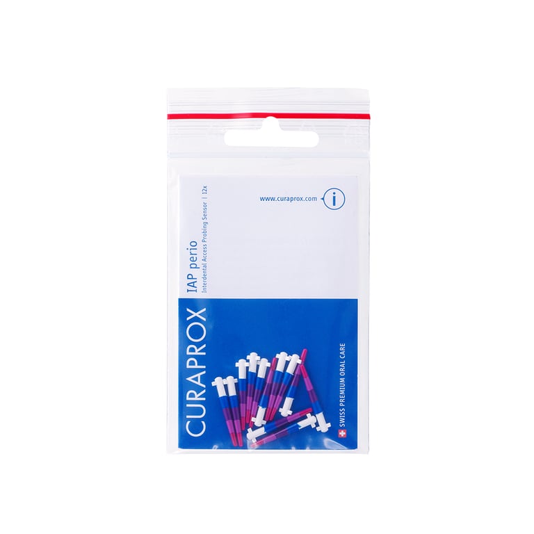 Curaprox IAP Perio Interdental Access Probe Set, 12/Pk. Features colour-coded conical tips