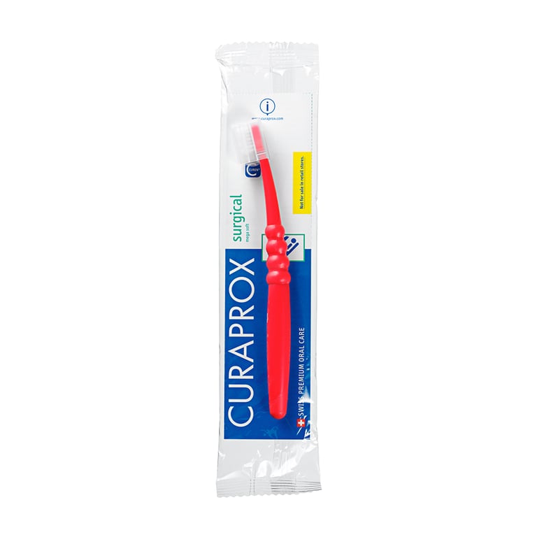 Curaprox CS Surgical Toothbrush, Mega Soft, 1/Pk. Features more than 12,000 curen filaments