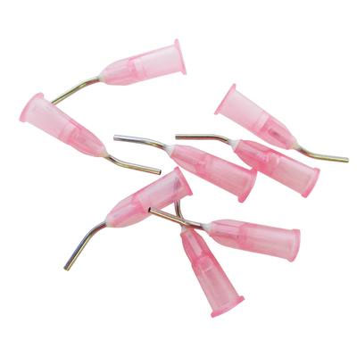 Aria Prebent Needle Tips - Pink, 18 Gauge, 50/Pk. Replacement tips for Flowable Composite Syringe
