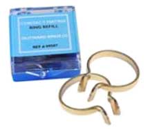 Contact Matrix Sectional Matrix Rings, Ring Refill. 2 Outward (Gold) Rings