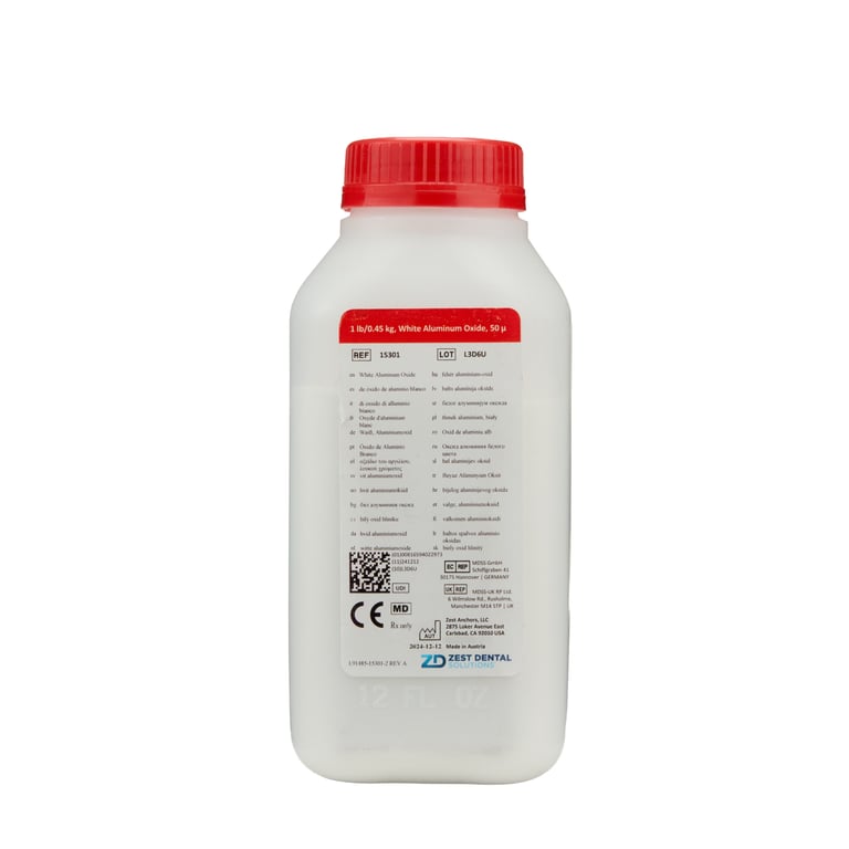 Danville Aluminum Oxide 50 Micron Aluminum Oxide Medical Grade Alpha Alumina 1 Lb. White