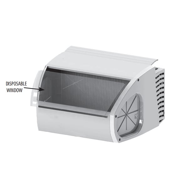 MicroCab Disposable Window Shields Dust Collector 10/Pk. Improved, snap-in, disposable windows