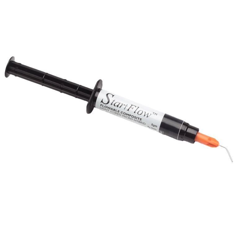 StartFlow Light-Cure Flowable Micro-Hybrid Composite, Shade A2, 5gm Syringe, 1/Pk. Radiopaque