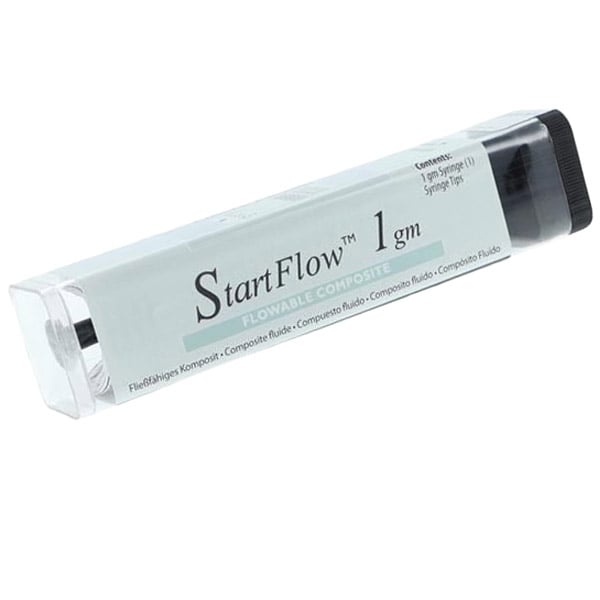 StartFlow Light-Cure Flowable Micro-Hybrid Composite, Shade A00op, 1gm Syringe, 1/Pk. Radiopaque