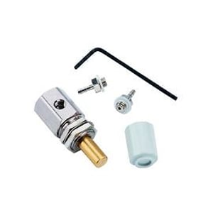 DCI Needle Valve w/Knob, Gray. 15/32-32 thread panel-mounting with nut