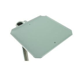 DCI Utility Shelf Assembly, 2" post or H-frame mount, Pivots on mounting bracket for easy access