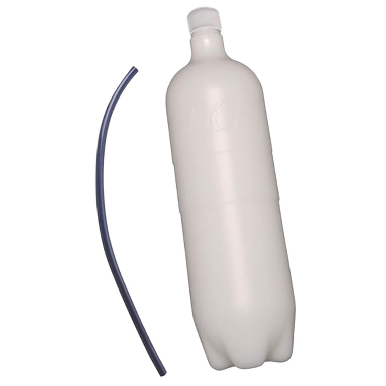 DCI 2-Liter Heavy-Duty Bottle for Dental Unit Water Systems. Standard Bottle with Cap and Pick-Up