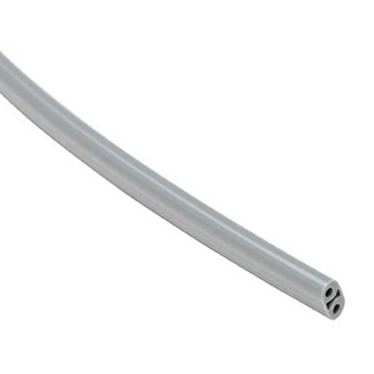 DCI Syringe 2-Hole Tubing, Asepsis Straight Gray,