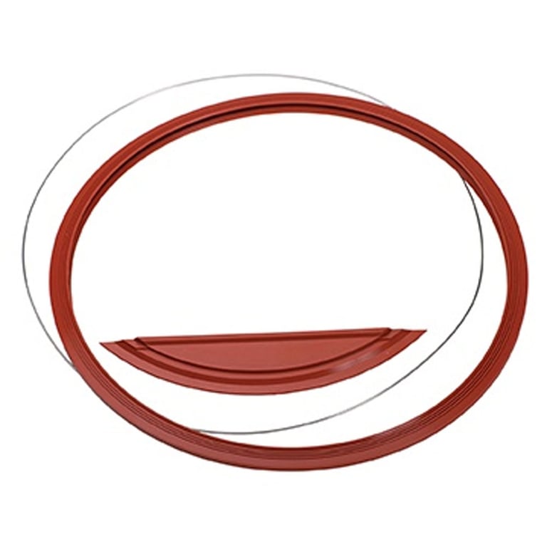 DCI M9 Sterilizer Door Gasket Kit. Includes hoop, gasket, and dam