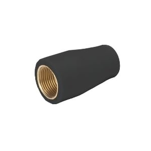DCI Saliva Ejector Tip Screw-on Autoclavable Black 1/Pk. Latex-free
