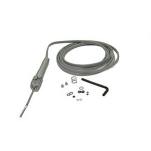 Quick-Clean Continental Syringe w/Gray Straight Tubing. Quick change tip disconnect, precise