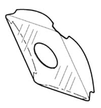 DCI Replacement Lens Splash Shield for Dental Lights, Ritter Straight