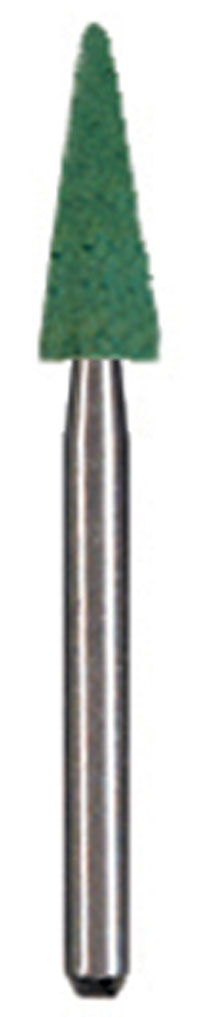 Dedeco 138/CN1 tapered pointed cone FG (friction grip) "Green Giant" silicon carbide finishing