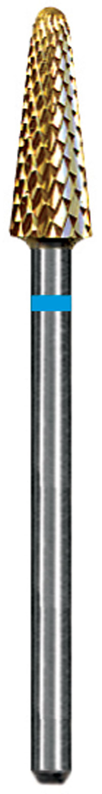 Euro Goldies G079E.045 Regular Cross Cut, Titanium Nitride Coated Carbide Bur. Single Bur