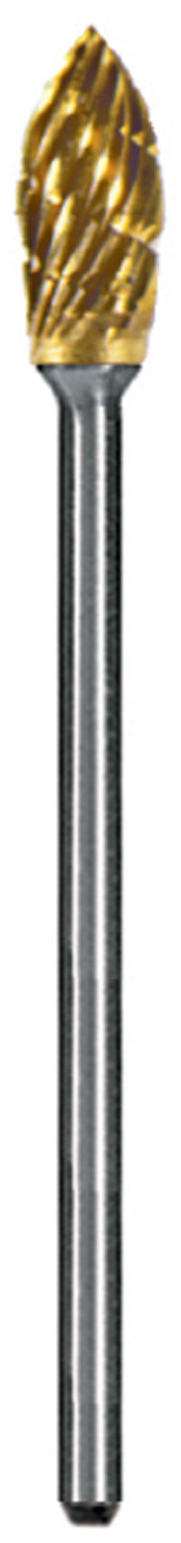 Euro Goldies HP 51-A Regular Cut Titanium Nitride Carbide Bur. Single Bur