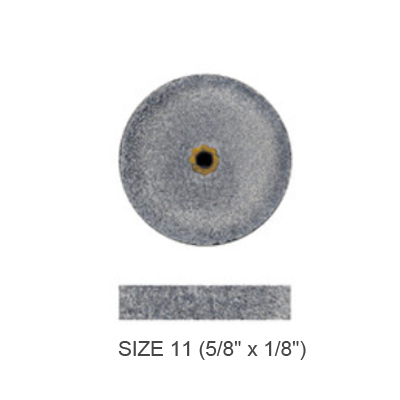 Koolies Grinding Wheels Black #11, Silicon Carbide, Coarse, Multi-Purpose Favorite, 5/8" x 1/8"