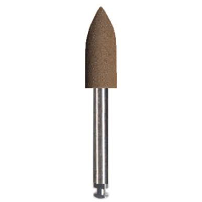Midgets #138 FG rubberized brown long-lasting point for pre-finishing all metals, package of 12
