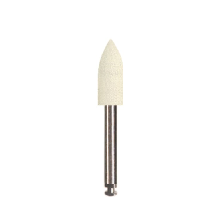 Midgets #138 RA rubberized white ultra-fine point for highest polish on composites, enamel