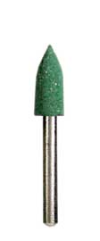 Midgets mini FG rubberized green points for fast polishing of amalgam and gold, package of 12