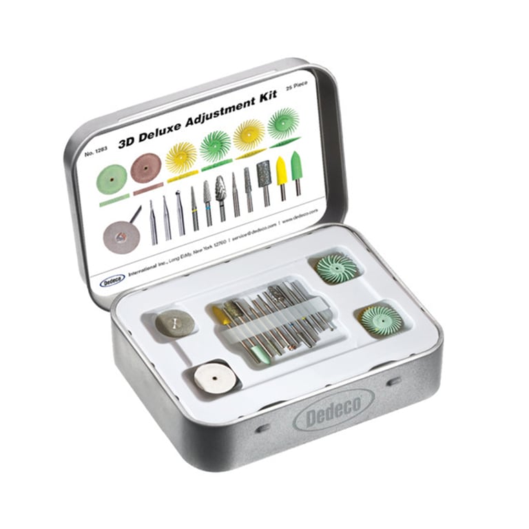 SUNBURST 25-Piece 3D Print Postprocess Kit. Includes: 2 each 7/8" x 1/8" KOOLIES wheels in green