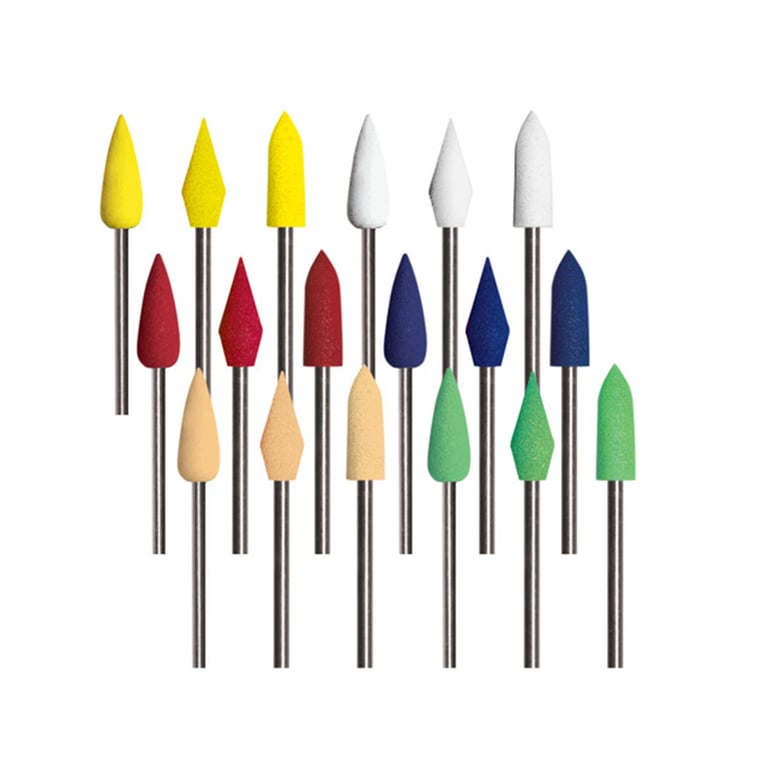 SUNBURST 3/32" Aluminum Oxide 18-Piece Point Assortment Set. Includes: 3 shapes (12, 14, and 15)