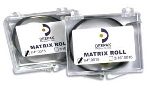 Keystone Martrix Rolls 3/16" x 0.0015" thickness, Made of High Quality, Medical Grade Stainless