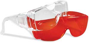 Keystone U.V Protective Eyewear, Orange, filter out over 99% of U.V. and dangerous blue light