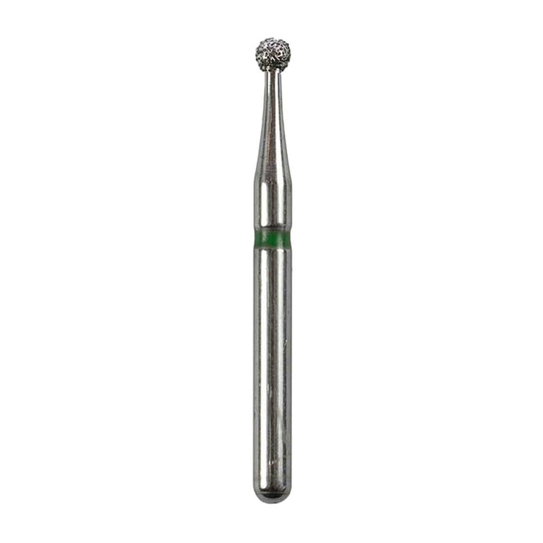 Defend FG #801.014 Coarse Round Diamond Bur, 5/Pk