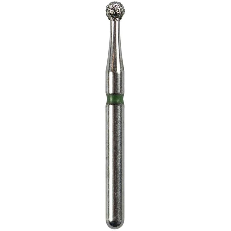 Defend FG #801.016 Coarse Round Diamond Bur, 5/Pk
