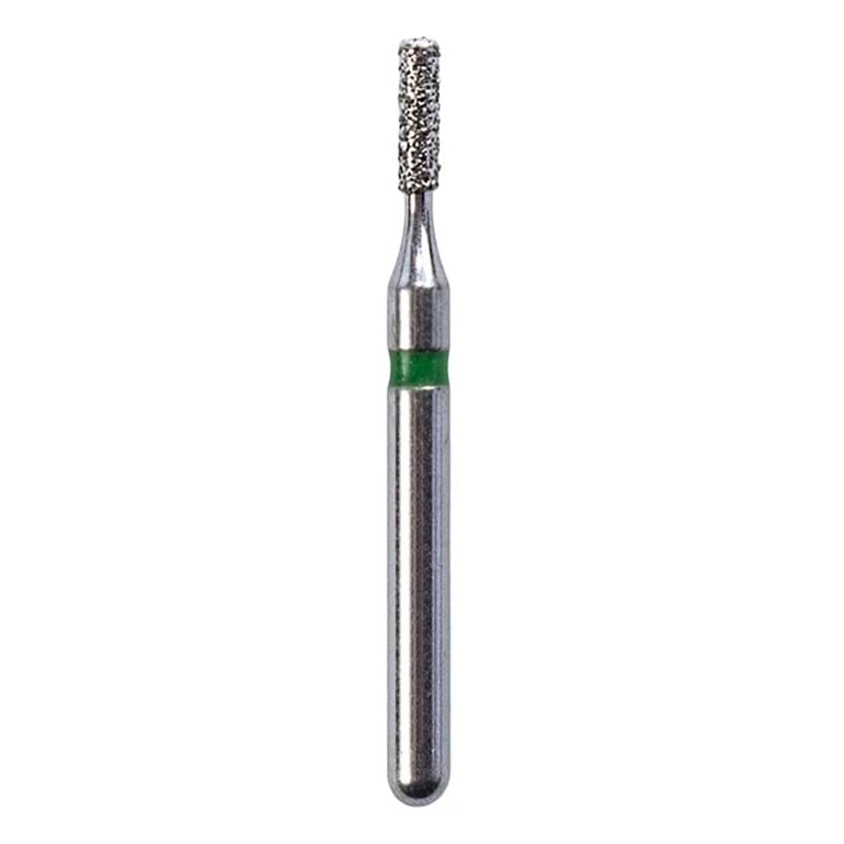 Defend FG #835.010 Coarse Flat End Cylinder Diamond Bur, 5/Pk