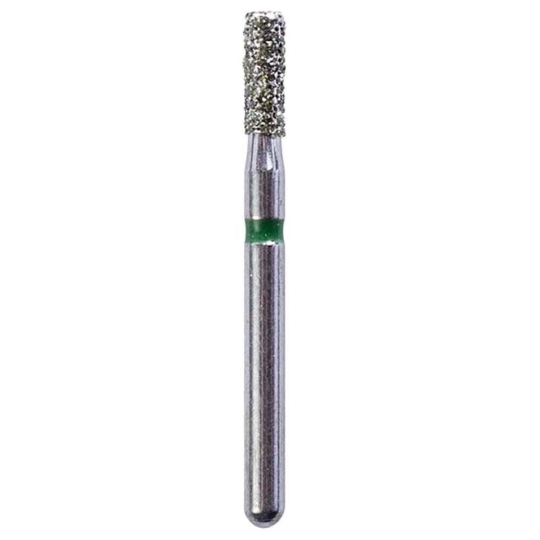Defend FG #835.014 Coarse Flat End Cylinder Diamond Bur, 5/Pk