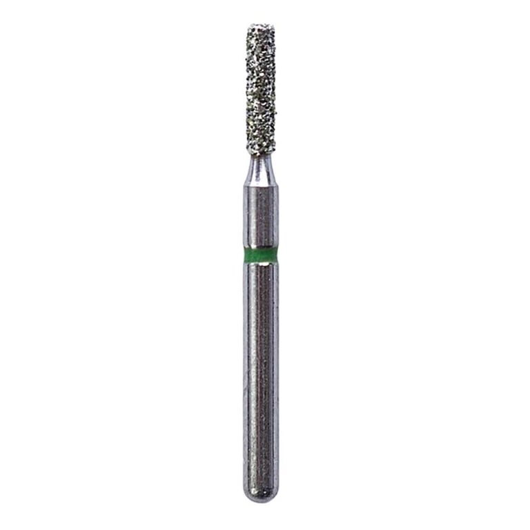 Defend FG #836.012 Coarse Flat End Cylinder Diamond Bur, 5/Pk