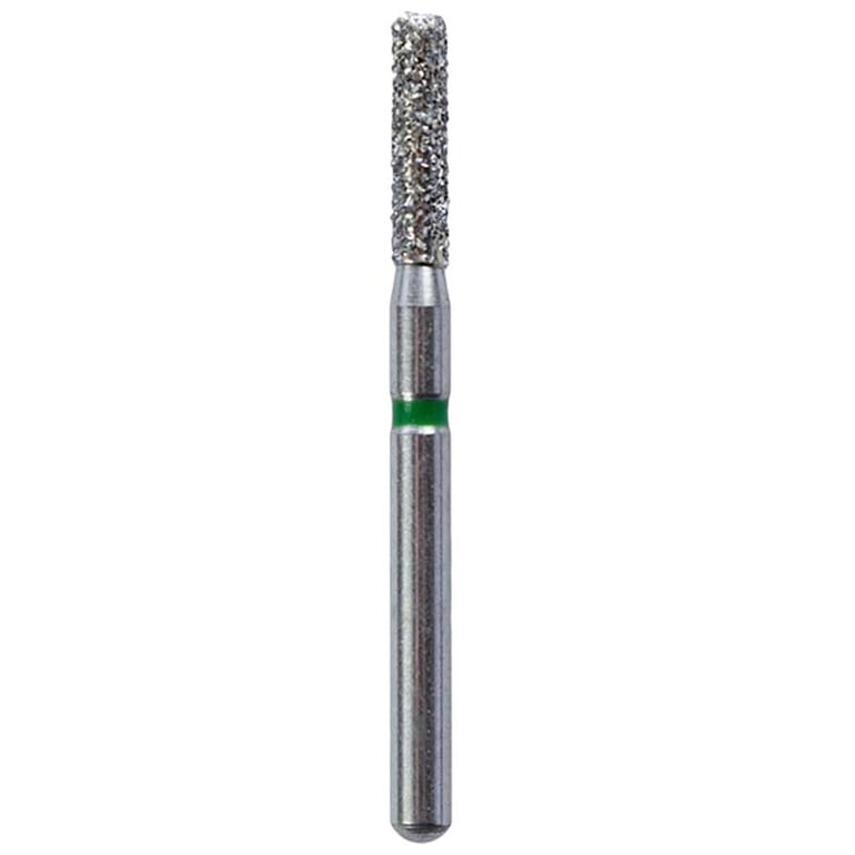 Defend FG #836KR.014 Coarse Modified Shoulder Cylinder Diamond Bur, 5/Pk