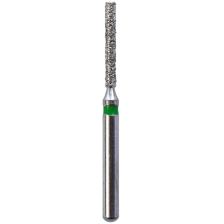 Defend FG #837.010 Coarse Flat End Cylinder Diamond Bur, 5/Pk