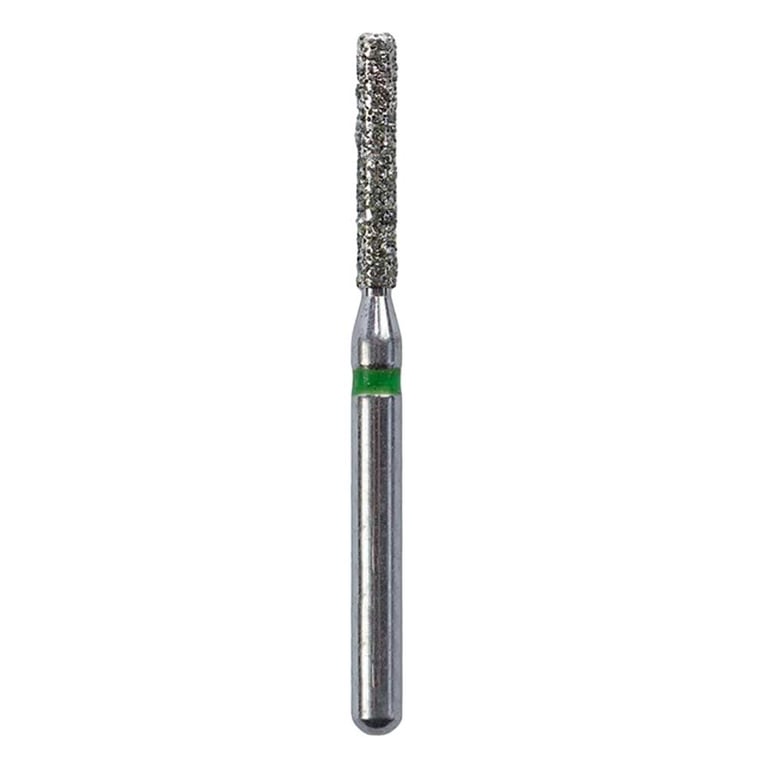Defend FG #837.012 Coarse Flat End Cylinder Diamond Bur, 5/Pk