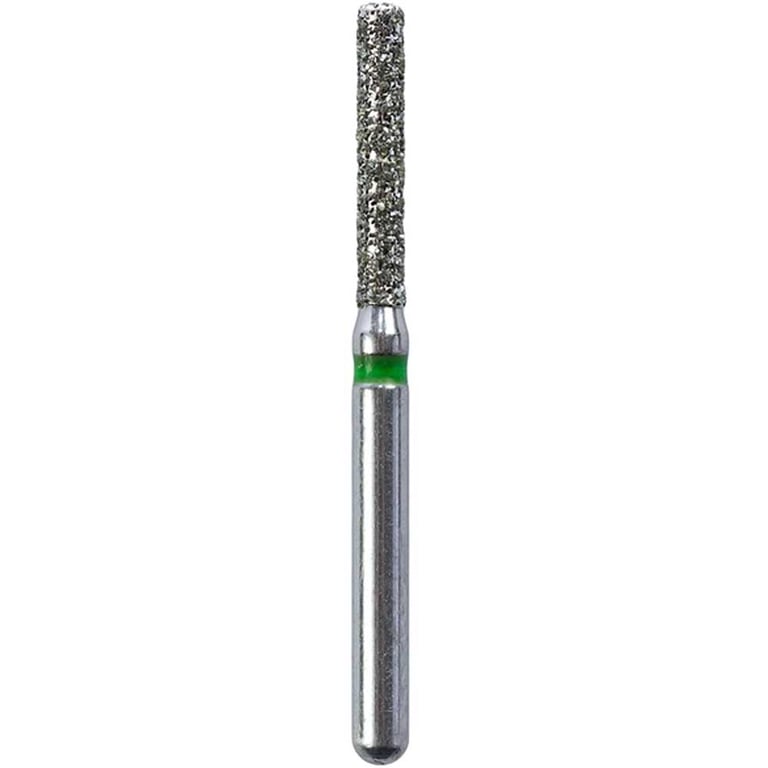Defend FG #837.014 Coarse Flat End Cylinder Diamond Bur, 5/Pk