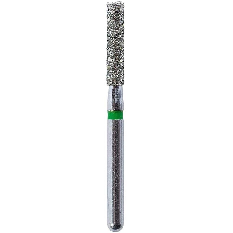 Defend FG #837.016 Coarse Flat End Cylinder Diamond Bur, 5/Pk
