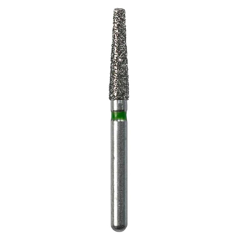 Defend FG #847.019 Coarse Flat End Taper Diamond Bur, 5/Pk