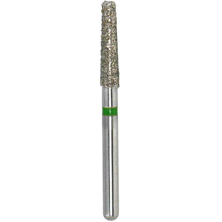 Defend FG #847.018 Coarse Modified Shoulder Taper Diamond Bur, 5/Pk