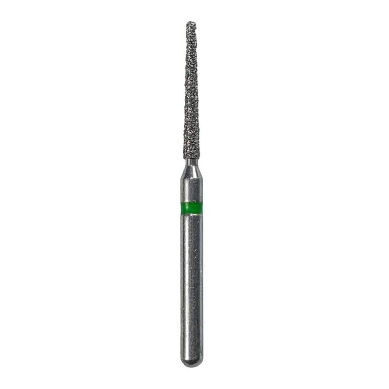 Defend FG #850.012 Coarse Round End Taper Diamond Bur, 5/Pk