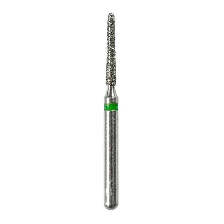 Defend FG #856.012 Coarse Round End Taper Diamond Bur, 5/Pk