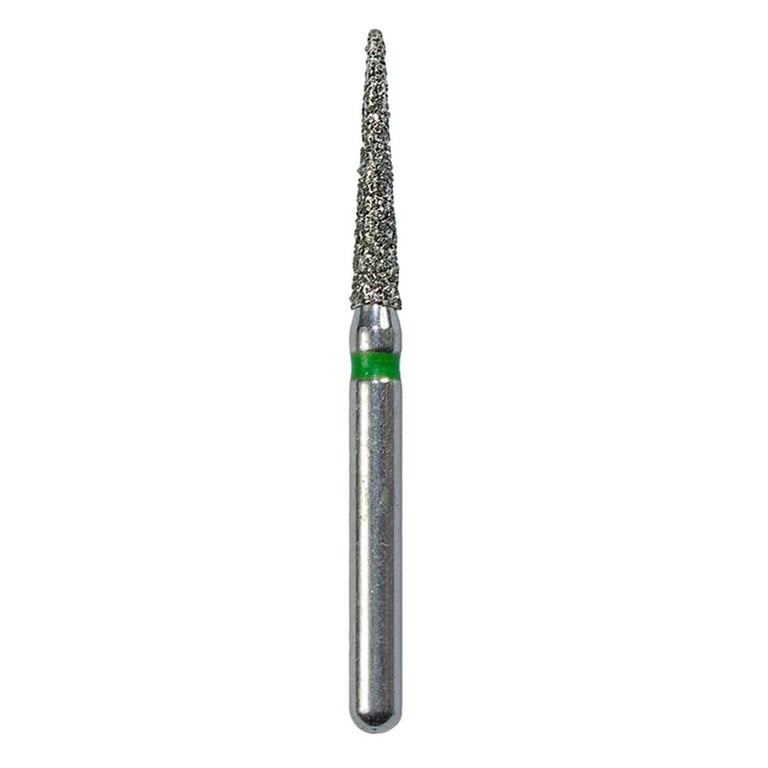 Defend FG #858.014 Coarse Needle Shaped Diamond Bur, 5/Pk