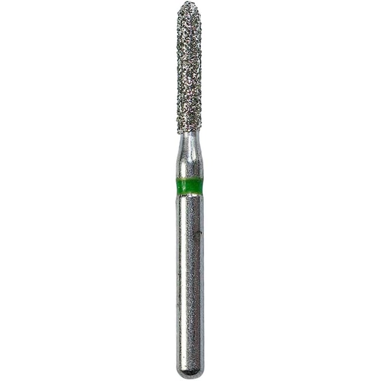 Defend FG #878.014 Coarse Torpedo Cylinder Diamond Bur, 5/Pk