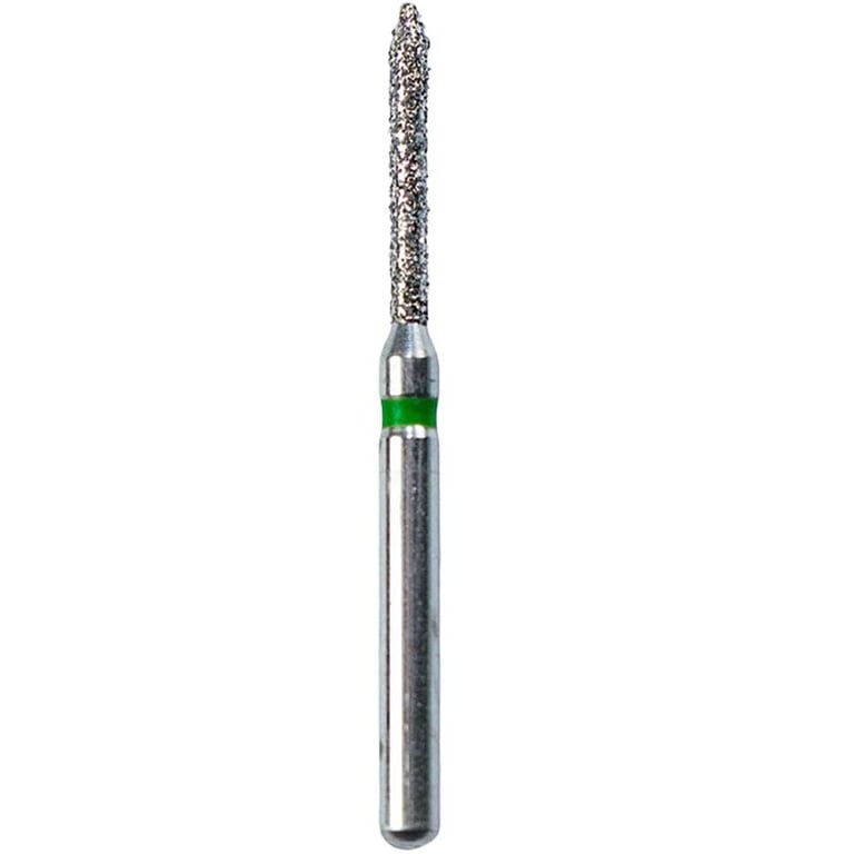 Defend FG #885.010 Coarse Beveled Cylinder Diamond Bur, 5/Pk