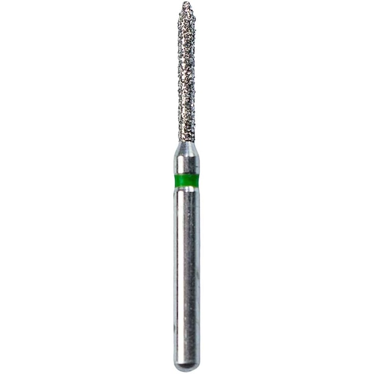 Defend FG #885.012 Coarse Beveled Cylinder Diamond Bur, 5/Pk