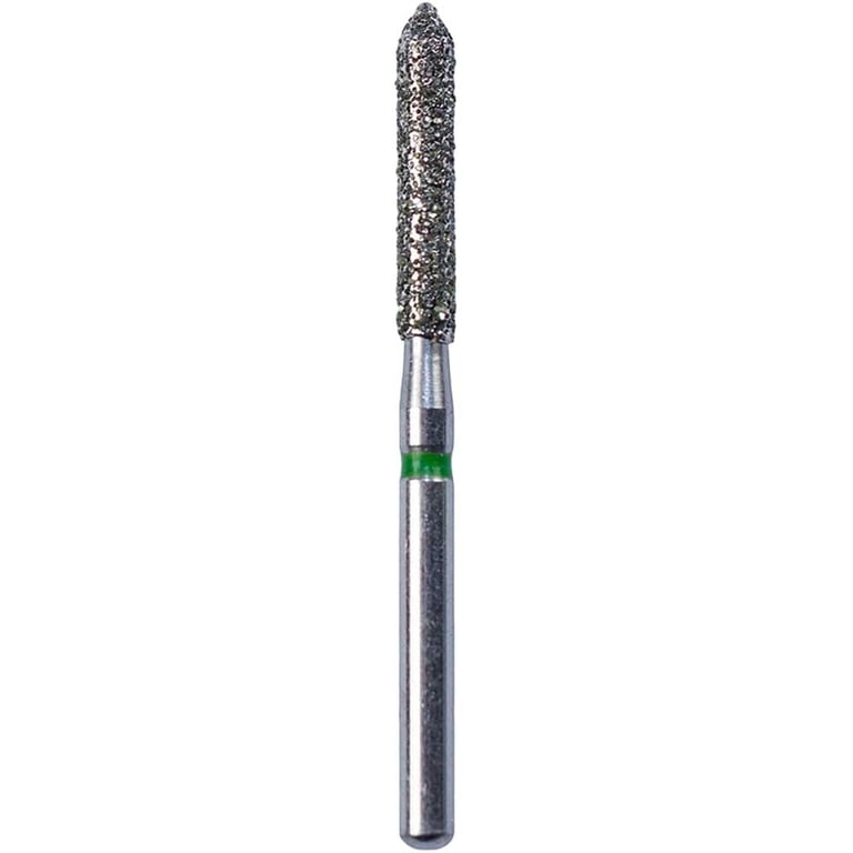 Defend FG #886.016 Coarse Beveled Cylinder Diamond Bur, 5/Pk