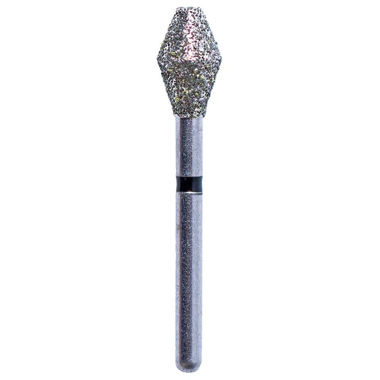 Defend FG #811.037 Super Coarse Barrel Shaped Diamond Bur, 5/Pk