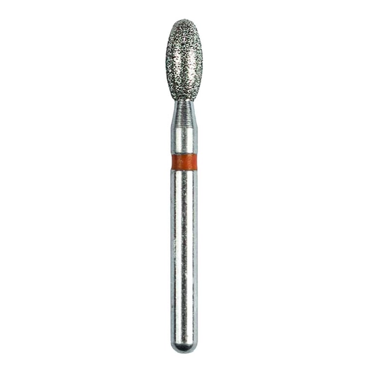Defend FG #379.023 Fine Football Shaped Diamond Bur, 5/Pk
