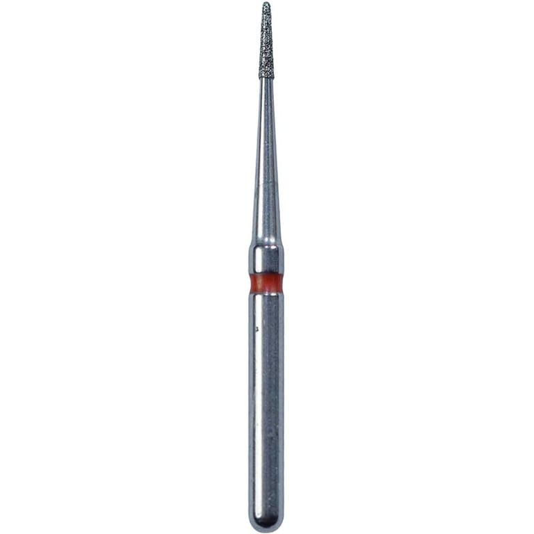 Defend FG #889.008 Fine Flame Shaped Diamond Bur, 5/Pk